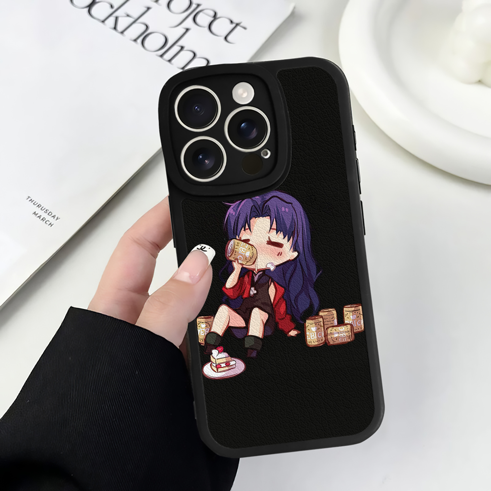 （画像用） EVA 新世紀エヴァンゲリオン 【iPhone 16シリーズ対応】シリコンスマホケース（レザー調） 材質：シリコン